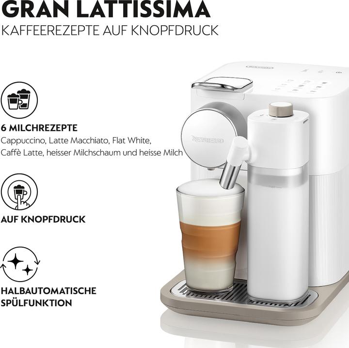 Image du produit De'Longhi Nespresso Gran Lattissima (NESPRESSO Original)