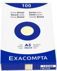 Produktbild Exacompta Karteikarten (A4, 205 g/m², 100 x)
