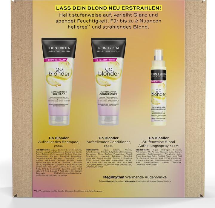 Actual product image John Frieda Go Blonder (600 ml)