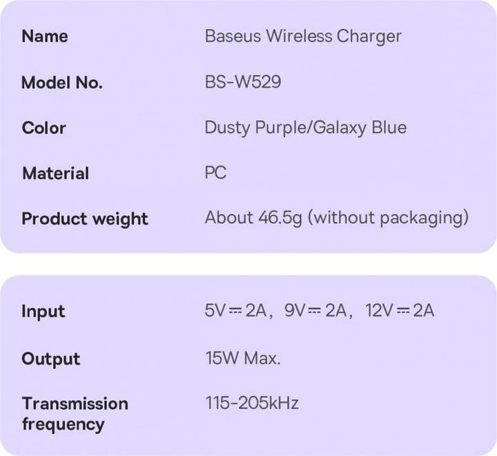 Produktbild Baseus Simple Mini3 (15 W)