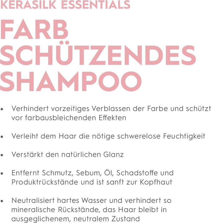 Immagine prodotto Kerasilk Essential - Shampoo protettivo del colore (75 ml, Shampoo liquido)