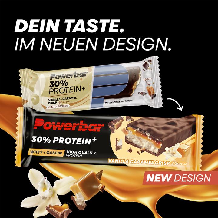 Actual product image Powerbar Protein Plus 30% (Vanilla, Caramel, 15 pcs., 825 g)