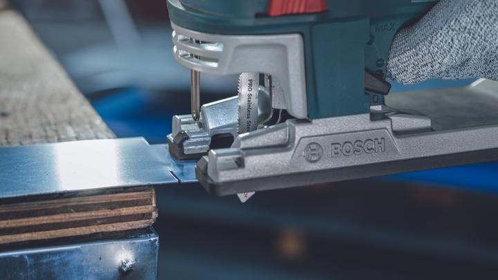 Actual product image Bosch Professional Zubehör PRO Stainless Steel T118EFS Jigsaw blade, 83 mm, 5 pcs.
