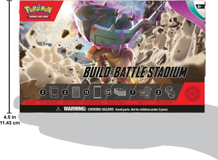 Immagine prodotto Pokémon SV02 - Build & Battle Stadium (Inglese, Scatola di costruzione e battaglia)