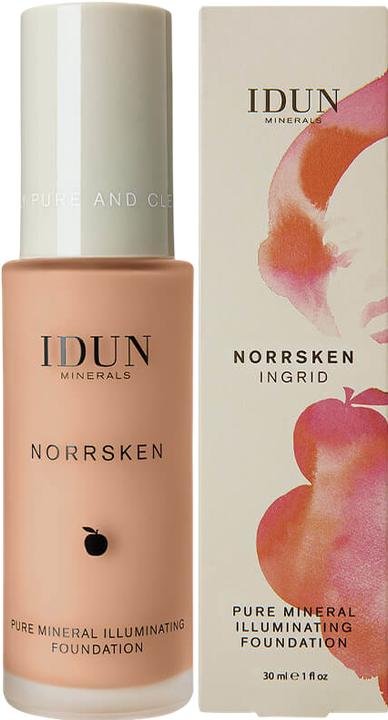 Actual product image IDUN Minerals Liquid foundation Norrsken Siri