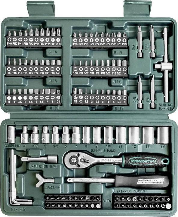Actual product image Mannesmann Socket spanner and bit set