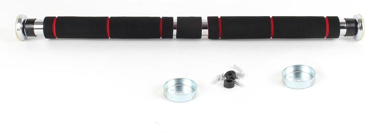 Actual product image Luxtri Pull Up Rod for Doorways 62-85cm Clamp Bar of Steel w/Soft-grip Handles & 160kg Load for Home