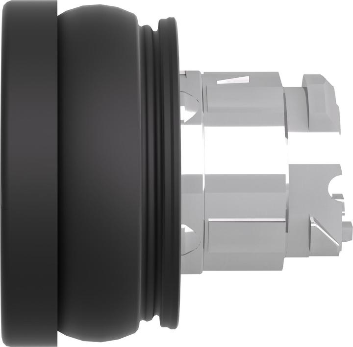 Produktbild Schneider Electric Drucktaster Front 1f sw Ř22,5mm rnd IP66 ZB4BC28001RA