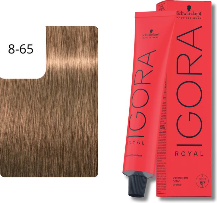 Actual product image Schwarzkopf Professional Igora Royal (8-65 Light blond chocolate gold)