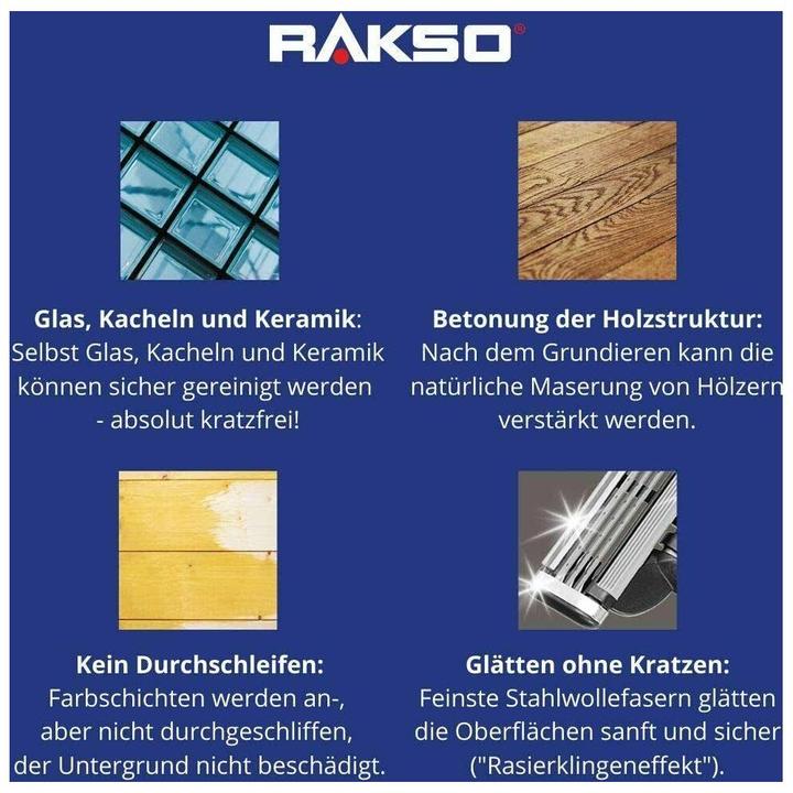 Actual product image Rakso Stainless steel wool extra fine (1 pcs.)