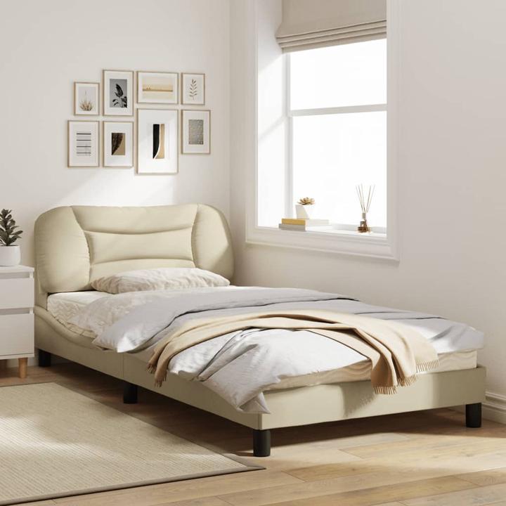 Image du produit VidaXL Cadre de lit avec tissu LED (100 x 200 cm)