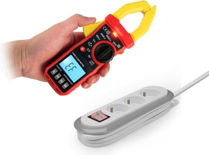 Image du produit Velleman PINCE AMPÈREMÉTRIQUE - CAT III - 600 V - AC/DC - NCV - AVEC FONCTION DATA-HOLD (CAT III 600V)