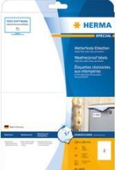Produktbild HERMA Wetterfeste Inkjet Etiketten A4