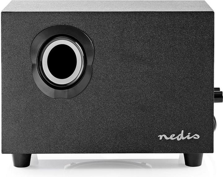Produktbild Nedis PC-Lautsprecher - Stromversorgung über USB - Subwoofer - Anschlüsse Eingang: 1x 3.5 mm - 2.1 (1 Stk., 16 W)