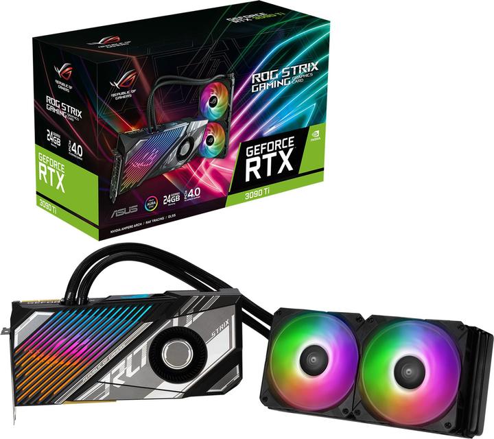 Produktbild ASUS GeForce ROG STRIX LC RTX 3090 Ti 24G GAMING (24 GB)