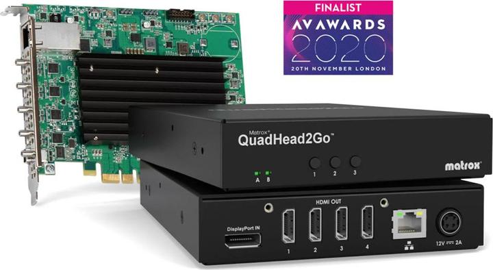 Actual product image Matrox QuadHead2Go box (P)