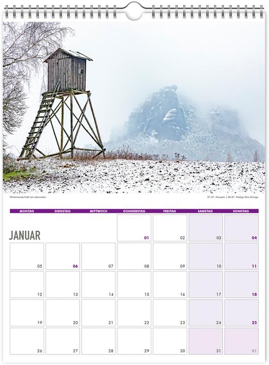 Image du produit Einschreibkalender Dresden und Schsische Schweiz 2026 (30 x 40 cm, Non contraignant, Allemand)