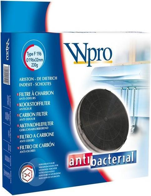 Actual product image WPRO Antibacterial activated charcoal filter FAC529, 481281718552, type F196 484000008674