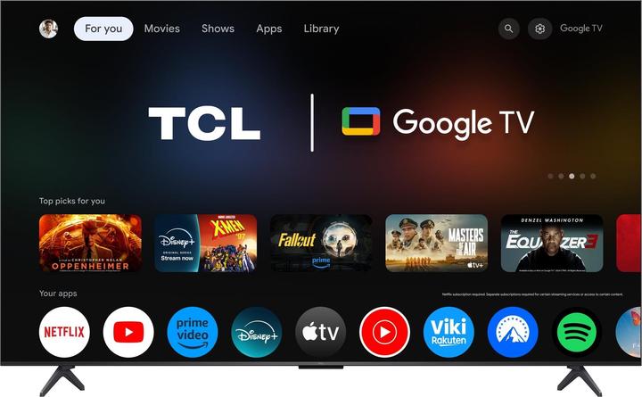 Actual product image TCL 98C6K (55", Mini-LED, 4K, 2025)