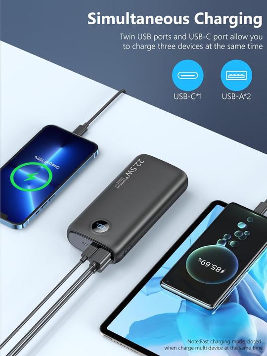 Produktbild Snomh P58D (27000 mAh, 22.50 W, 22.50 Wh)