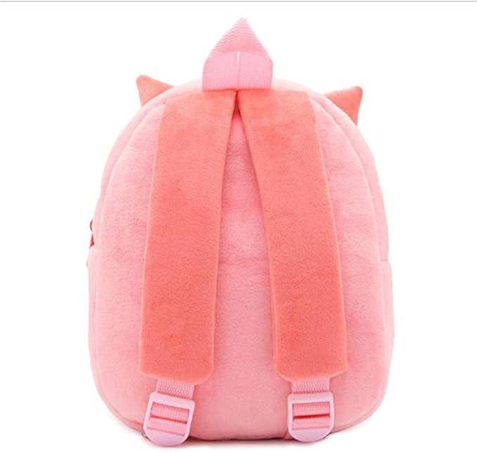 Immagine prodotto Only-Bags.Store Zaino in poliestere per la scuola, zaino in peluche con animali simpatici, borsa piccola per le