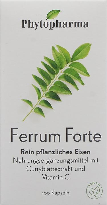 Produktbild Phytopharma Ferrum Forte (100 Stück, Kapseln, 89 g)