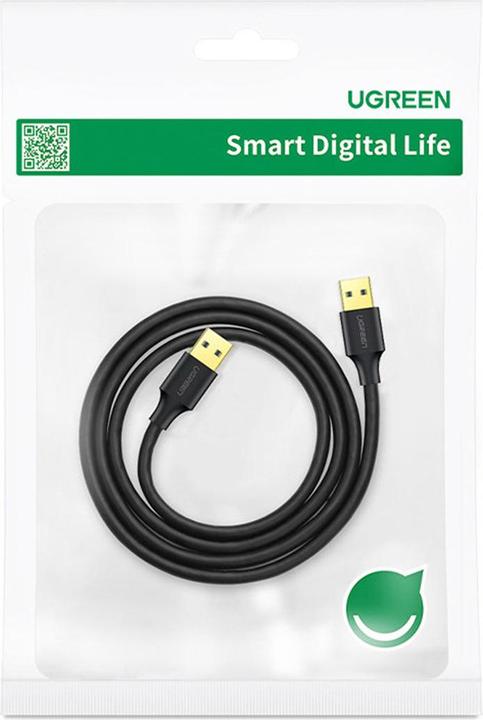 Produktbild Ugreen USB-A 3.0 zu USB-A 3.0 Kabel (1 m, USB 3.0, 5 W)