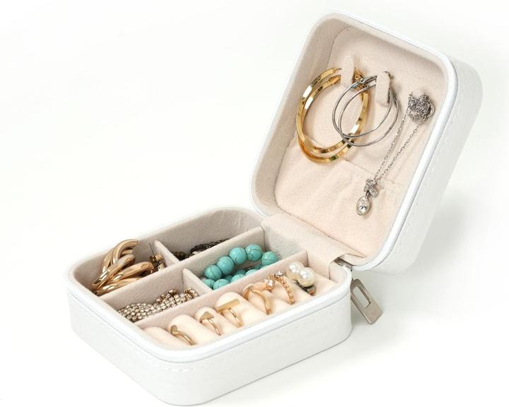 Hermex Reise-Schmuckschatulle Schmuckkästchen Schmucketui Travel Jewelry Box