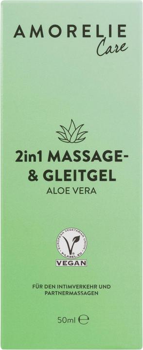 Produktbild Amorelie 2 in 1 Massage und Gleitgel Aloe Vera 50ml (50 ml)