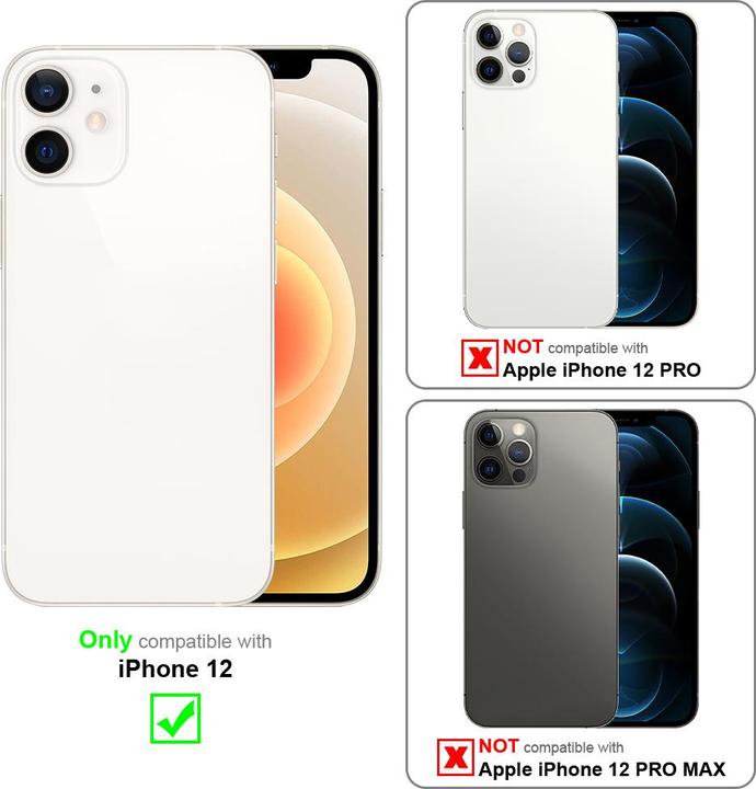 Image du produit Cadorabo Coque pour Apple iPhone 12 universel avec Clip (Apple iPhone 12)