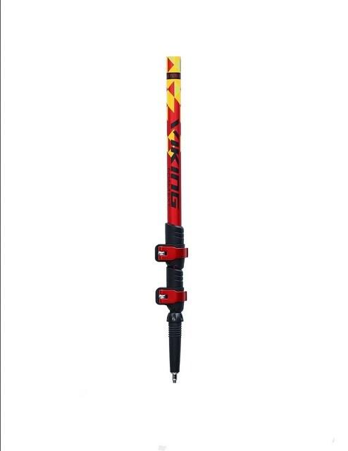 Actual product image Viking Trekking poles Lhotse 610-20-7980-34-UNI, 65-135 cm, red-black-yellow (65 -135 cm)