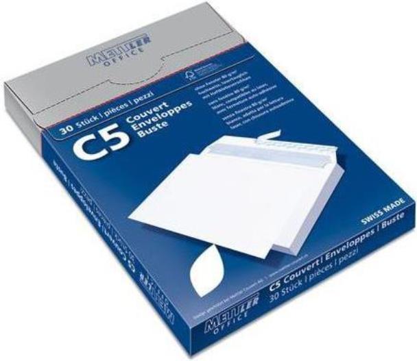 Actual product image Mettler Office Envelope without window (C5, 30 x)