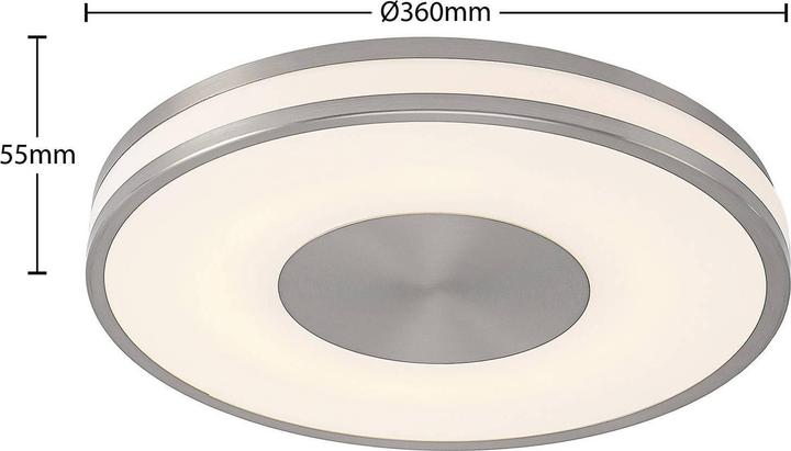 Image du produit Lindby Fjella Plafonnier à LED changeur de couleur RGB-CCT (1350 lm)