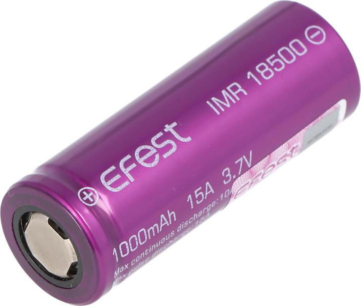 Produktbild Efest Akku Purple IMR18500 ungeschützt (1 Stk., 18500, 1000 mAh)