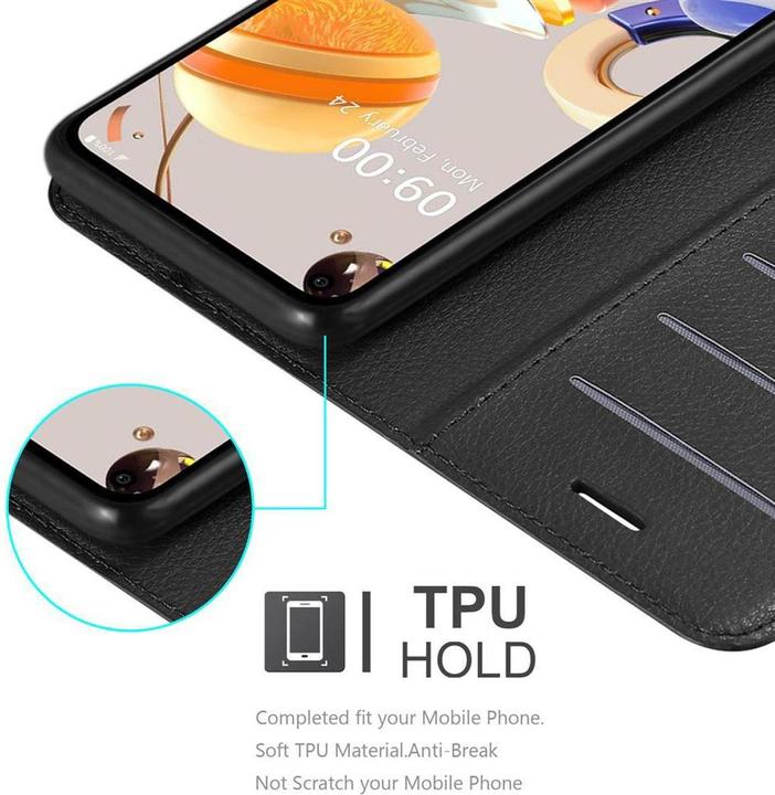 Produktbild Cadorabo Book mit Standfunktion Cover (LG K61)