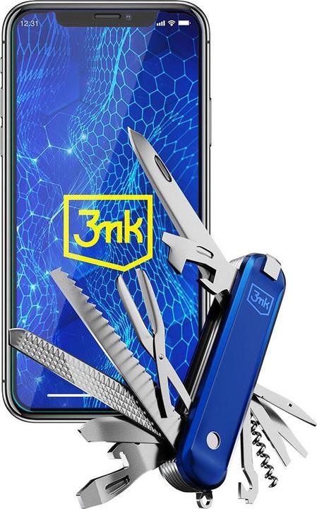 Produktbild 3MK HardGlass Max Lite for iPhone X black frame (1 Stück, Apple iPhone X)