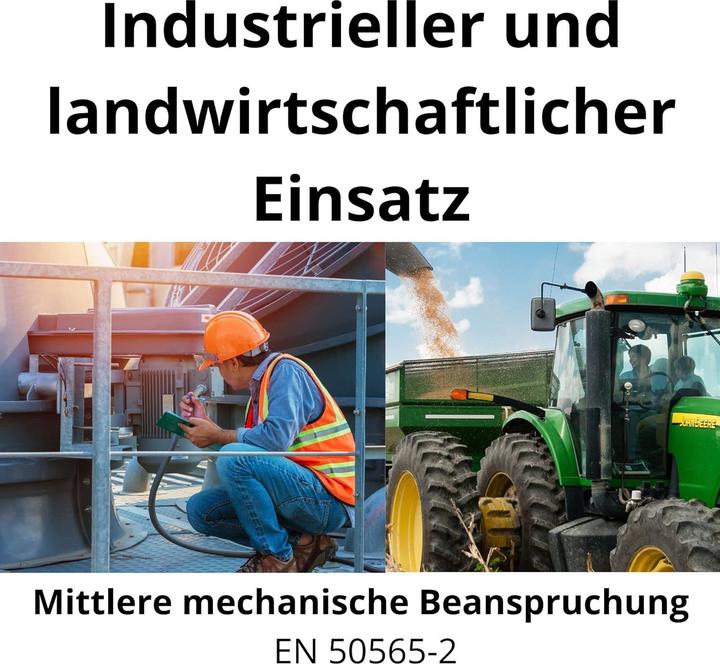 Produktbild Lapp 10 Meter 1600120 H07RN-F 3x6 mm² Gummileitung flexibel mit Schutzleiter I UV-resistentes Kabel (10 m)