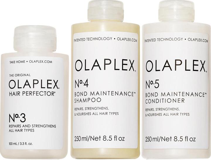Olaplex Pflege-Trio-Set No. 3 + No. 4 + No. 5 (Haarpflege set)