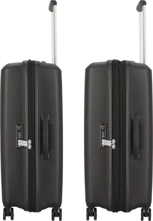 Actual product image American Tourister Travel Case Aerostep 66.5 L, Black (80 l, M (50 - 90l))