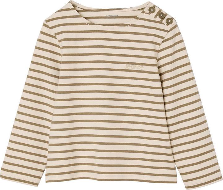 Actual product image Vertbaudet Mädchen Ringelshirt mit Recycling-Baumwolle (158)