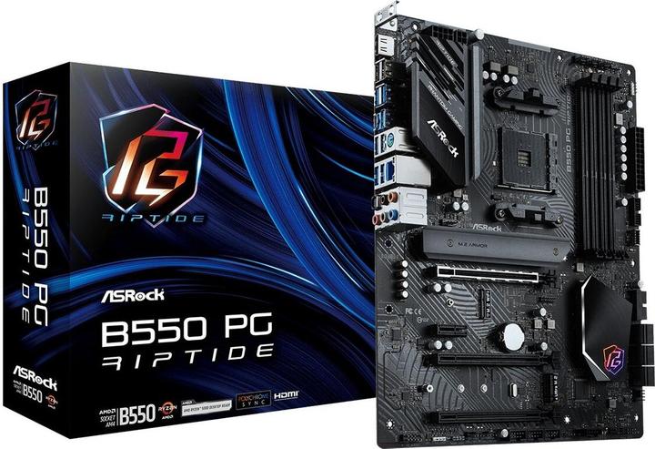 Produktbild AsRock B550 PG Riptide (AM4, AMD B550, ATX)