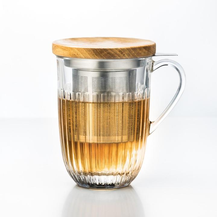 Productafbeelding La Rochère Theeglas met theefilter OUESSANT (360 ml, 1 x)