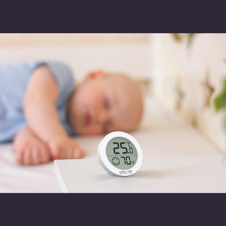 Produktbild Explore Scientific Thermo-/Hygrometer Weiss (3er Set)