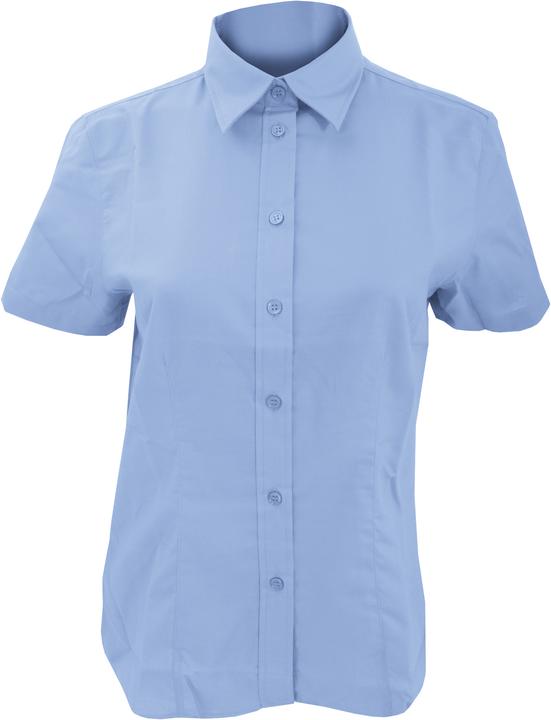 Kustom Kit Workwear Oxford Bluse Kurzarm