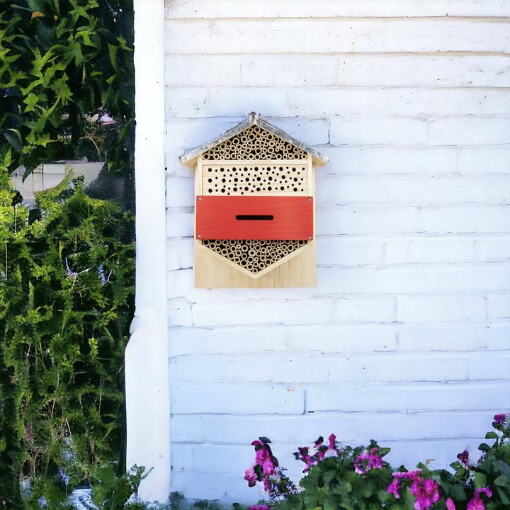 Produktbild Windhager Insektenhotel Hexagon, Tierart: Insekten, Produkttyp (Wildbienen, Marienkäfer, Ohrwürmer, Florfliegen, Grabwespen)