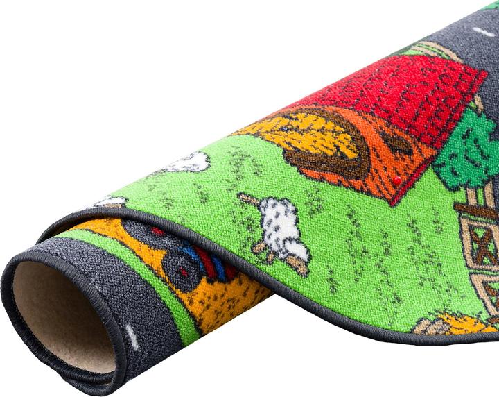 Produktbild Snapstyle Kinder Spiel Teppich Bauernhof (200 x 200 cm)