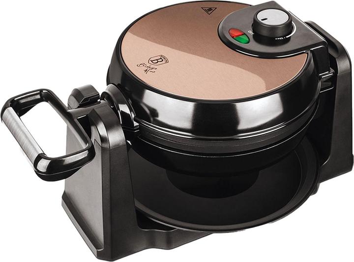 Immagine prodotto BerlingerHaus BH9451 Macchina per waffle girevole con supporto Linea Metallica Oro Rosa