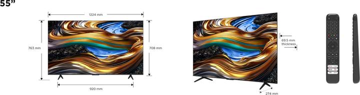 Actual product image TCL 55P755 (55", LED, 4K, 2024)