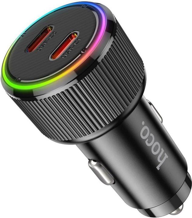 Immagine prodotto Hoco Auto charger car charger 2 x Type C QC PD 50W NZ14B black