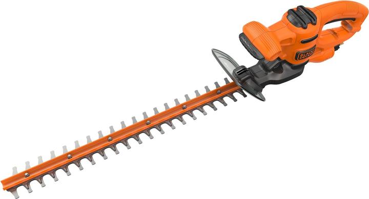 Black & Decker Blac Heckenschere BEHT251QS 450W 50 cm Schwertlänge, 18 mm Schnittstärke (Elektroheckenschere)